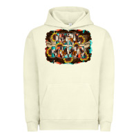 Pigment Pistachio girl mama Urban Hoodie - RacoonDesign