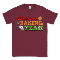 Burgundy christmas baking team Classic Tee - FaDigitalArtStudio