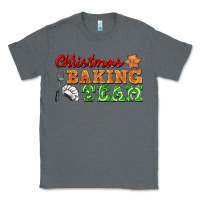 Charcoal Heather christmas baking team Classic Tee - FaDigitalArtStudio