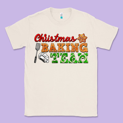Christmas Baking Team Classic Tee Designed By Fadigitalartstudio