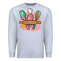Heather Grey customized kitchen elements Premium Sweatshirt - MaliasSmallBusiness