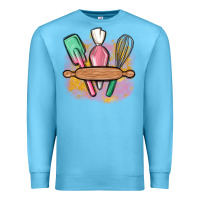 Ocean Blue customized kitchen elements Premium Sweatshirt - MaliasSmallBusiness