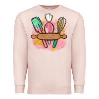 Pale Pink customized kitchen elements Premium Sweatshirt - MaliasSmallBusiness