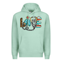 Seafoam love nurse Premium Hoodie - CowhideDigitalArt