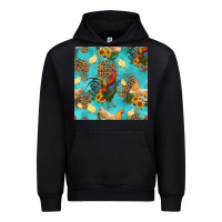 Black poultry animals seamless pattern Urban Hoodie - HRA Design Shop