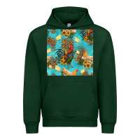 Foreset Green poultry animals seamless pattern Urban Hoodie - HRA Design Shop