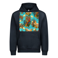 Navy poultry animals seamless pattern Urban Hoodie - HRA Design Shop