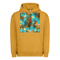 Pigment Peanut Butter poultry animals seamless pattern Urban Hoodie - HRA Design Shop