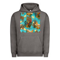 Pigment Tornado poultry animals seamless pattern Urban Hoodie - HRA Design Shop