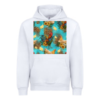 White poultry animals seamless pattern Urban Hoodie - HRA Design Shop