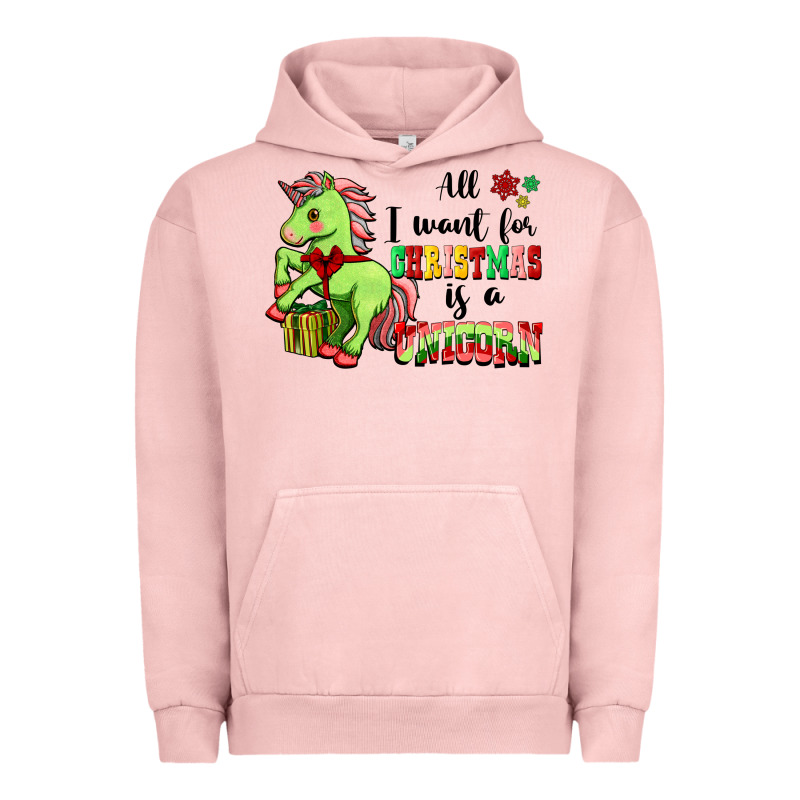 All I Want For Christmas Is A Unicorn Urban Hoodie by FaDigitalArtStudio | Teevron