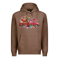 Chestnut valentine's day truck photography love side view Premium Hoodie - FaDigitalArtStudio