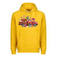 Lemon valentine's day truck photography love side view Premium Hoodie - FaDigitalArtStudio