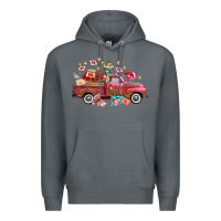 Rock valentine's day truck photography love side view Premium Hoodie - FaDigitalArtStudio