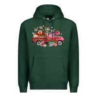 Sports Green valentine's day truck photography love side view Premium Hoodie - FaDigitalArtStudio