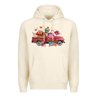 Tofu valentine's day truck photography love side view Premium Hoodie - FaDigitalArtStudio