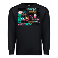 Black nurse Premium Sweatshirt - MaliasSmallBusiness