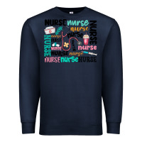 Navy nurse Premium Sweatshirt - MaliasSmallBusiness