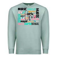 Seafoam nurse Premium Sweatshirt - MaliasSmallBusiness