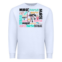 White nurse Premium Sweatshirt - MaliasSmallBusiness