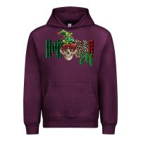 Mauve Wine Boy Mini Elf Skull Urban Hoodie - FaDigitalArtStudio