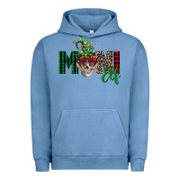 Pigment Pebble Blue Boy Mini Elf Skull Urban Hoodie - FaDigitalArtStudio