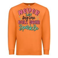 Carrot never let anyone dull your sparkle Premium Sweatshirt - MaliasSmallBusiness