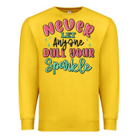 Lemon never let anyone dull your sparkle Premium Sweatshirt - MaliasSmallBusiness