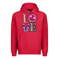 Cardinal love summer Premium Hoodie - CowhideDigitalArt