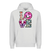 Dove Grey love summer Premium Hoodie - CowhideDigitalArt