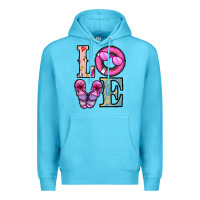 Ocean Blue love summer Premium Hoodie - CowhideDigitalArt