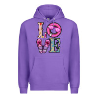 Purple love summer Premium Hoodie - CowhideDigitalArt