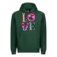 Sports Green love summer Premium Hoodie - CowhideDigitalArt