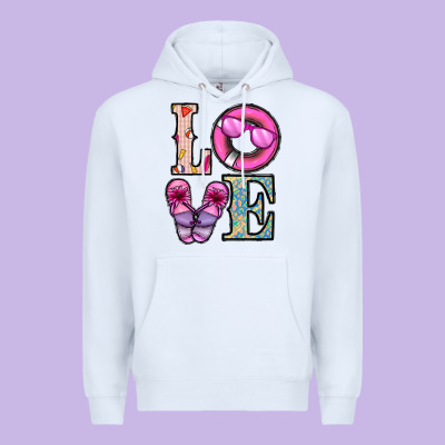 Love Summer Premium Hoodie Designed By Cowhidedigitalart