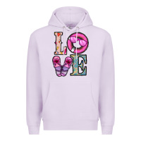 Lilac love summer Premium Hoodie - CowhideDigitalArt
