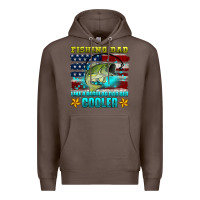 Coffee fishing dad like a regular dad but cooler Premium Hoodie - HRA Design Shop