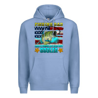 Colony Blue fishing dad like a regular dad but cooler Premium Hoodie - HRA Design Shop