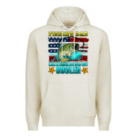 Oatmeal Heather fishing dad like a regular dad but cooler Premium Hoodie - HRA Design Shop