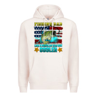 Pale Pink fishing dad like a regular dad but cooler Premium Hoodie - HRA Design Shop