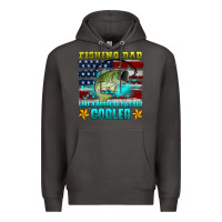Smoke fishing dad like a regular dad but cooler Premium Hoodie - HRA Design Shop