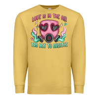 Antique Gold love is in the air Premium Sweatshirt - MaliasSmallBusiness