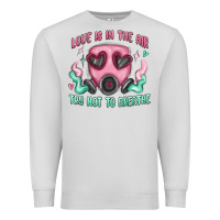 Dove Grey love is in the air Premium Sweatshirt - MaliasSmallBusiness