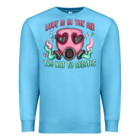 Ocean Blue love is in the air Premium Sweatshirt - MaliasSmallBusiness