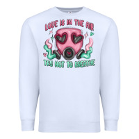White love is in the air Premium Sweatshirt - MaliasSmallBusiness