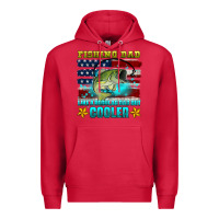 Cardinal fishing dad like a regular dad but cooler Premium Hoodie - HRA Design Shop