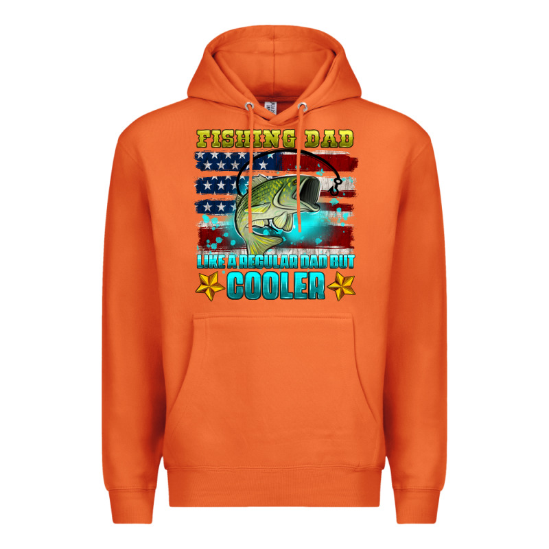 Fishing Dad Like A Regular Dad But Cooler Premium Hoodie by HRA Design Shop | Teevron