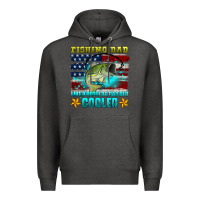 Charcoal Heather fishing dad like a regular dad but cooler Premium Hoodie - HRA Design Shop