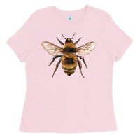 Bubblegum Pink bee Ladies Tee - Artiststas