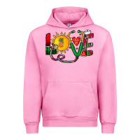 Fuchsia Pink summer nurse Urban Hoodie - CowhideDigitalArt