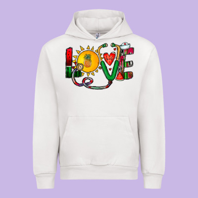 Summer Nurse Urban Hoodie Designed By Cowhidedigitalart